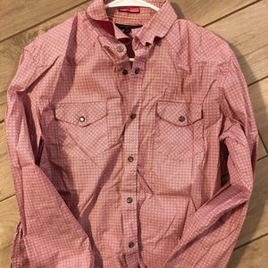 Banana republic slim fit snap button long sleeve